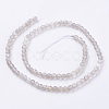 Natural Grey Agate Beads Strands X-G-G580-4mm-08-2