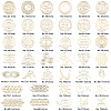 SUNNYCLUE Chakra Theme Self Adhesive Brass Stickers DIY-SC0010-59-2