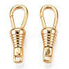 Brass Lobster Claw Clasps KK-N254-21G-1