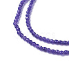 Natural White Jade Beads Strands G-F596-46-3mm-4