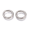 Non-Tarnish 201 Stainless Steel Clip-on Earrings EJEW-L256-04B-P-1