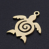 Ion Plating(IP) 304 Stainless Steel Pendants STAS-N090-JN865-2-2