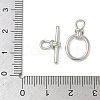 Brass Toggle Clasps KK-CBAFC6C-07H-P-4