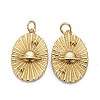 Brass Pendants KK-Z009-27G-1