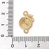 Fruit Theme Alloy Enamel Connector Charms AL-CBA95F4-01KCG-04-3