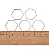 Tarnish Resistant 304 Stainless Steel Linking Ring STAS-S079-24A-3
