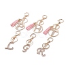 Alloy Rhinestone Keychain KEYC-XCP0001-11LG-1