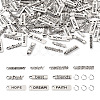 200Pcs 10 Style Tibetan Style Alloy Pendants TIBEP-FW0001-03-2