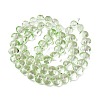 Transparent Electroplate Glass Beads Strands EGLA-N012-06C-2