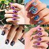 Stainless Steel DIY Nail Art Templates MRMJ-WH0092-180-6