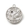 Brass Micro Pave Cubic Zirconia Pendants LS-KK-Q035-16B-P-1