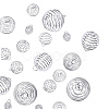 40Pcs 4 Sizes Iron Wire Pendants IFIN-CJ0001-40S-3
