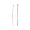 Brass Flat Head Pins KK-WH0058-03B-RG-1