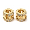 Rack Plating Brass Cubic Zirconia Beads KK-Z033-26G-1