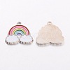 Alloy Enamel Pendants ENAM-H019-2