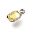 304 Stainless Steel Pendants STAS-Q346-03P-07-3