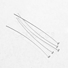 925 Sterling Silver Flat Head Pins STER-K017-30mm-S-1
