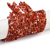 Natural Banded Agate Beads Strands G-P553-G09-03-5