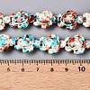 Synthetic Turquoise Dyed Beads Strands G-P507-05A-1-3