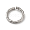 Non-Tarnish 304 Stainless Steel Open Jump Rings STAS-G224-23P-06-2