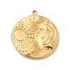 Ion Plating(IP) 304 Stainless Steel Pendants STAS-A066-02G-1