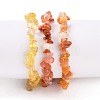 Chips Natural Mixed Stone Stretch Bracelets X-BJEW-JB05644-2