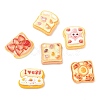 Opaque Resin Imitation Food Cabochons RE-CBA068D-04-1