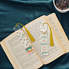 4 Patterns Rectangle Waterproof Acrylic Bookmarks Set DIY-GL0004-50B-5