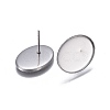 Non-Tarnish 304 Stainless Steel Stud Earring Findings LS-STAS-P236-43P-2