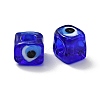 Handmade Evil Eye Lampwork European Beads LAMP-G143-06E-3