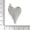 Brass Micro Pave Cubic Zirconia Pendants KK-M322-42P-3