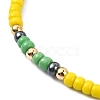 Glass Seed Braided Bead Bracelet for Women BJEW-JB09628-3