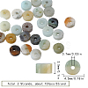 SUNNYCLUE 2 Strands Natural Flower Amazonite Beads Strands G-SC0002-72A-2