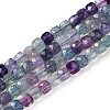 Natural Colorful Fluorite Beads Strands G-P553-E01-03-2