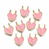 Alloy Enamel Charms X-ENAM-T012-02Y-RS-1