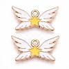 Alloy Enamel Pendants ENAM-N056-438-1