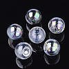 Round Handmade One Hole Blown Glass Globe Ball Bottles BLOW-R002-20mm-AB-1