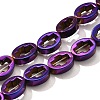 Electroplated Synthetic Non-magnetic Hematite Beads Strands G-L613-Z01-01C-1