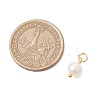 3Pcs 3 Colors Natural Cultured Freshwater Pearl Two Sides Polished Charms PALLOY-JF04036-3