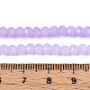 Baking Paint Imitation Jade Glass Bead Strands LS-DGLA-A034-J8MM-A50-4