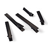 100Pcs 5 Styles Iron Alligator Hair Clips Findings PHAR-TA0001-07-3