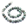 Natural Dioptase Round Beads Strands G-E569-Q01-C-2