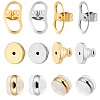 24Pcs 6 Styles Silicone Ear Nuts SIL-BBC0001-05-1