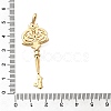 Brass Micro Pave Cubic Zirconia Big Pendants X1-KK-B147-04G-06-3