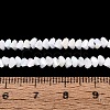 Electroplate Opaque Glass Beads Strands LS-EGLA-Q139-01A-C01-4