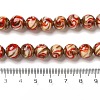 Gold Sand Lampwork Beads Strands LAMP-E036-06C-4