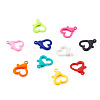 120Pcs 10 Colors Plastic Lobster Claw Clasps KY-YS0001-05-2