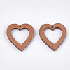 Painted Poplar Wood Pendants WOOD-T021-06I-2