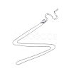 Non-Tarnish 304 Stainless Steel Cable Chains Necklace for Men Women NJEW-N050-A03-S12-3