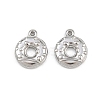 304 Stainless Steel Pendants STAS-L303-27P-02-1